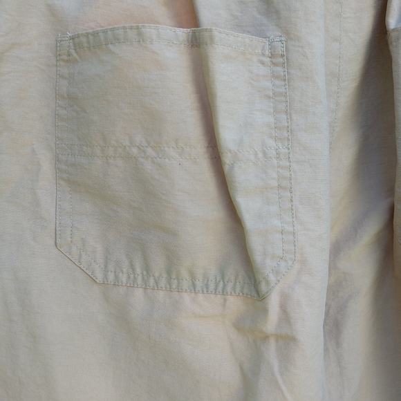St. John's Bay Capri's Elastic Waist Beige Pockets - Picture 10 of 11